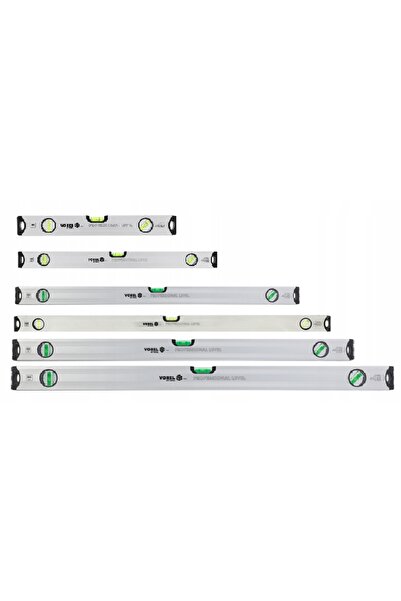 NO BRAND VOREL Set de poziționare 40/60/80/100/120/150CM, 3 piese, din aluminiu