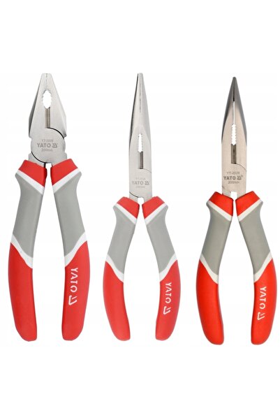 NO BRAND SET DE CLEȘTI YATO 200MM, CLEȘTI REGULAR ȘI CLEȘTI CU MÂNER LUNG, SE...