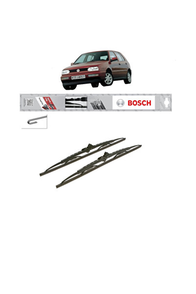 Bosch Σετ 2 υαλοκαθαριστήρων Volkswagen GOLF III Van (1H1) 1991-1997, Κλασικο...
