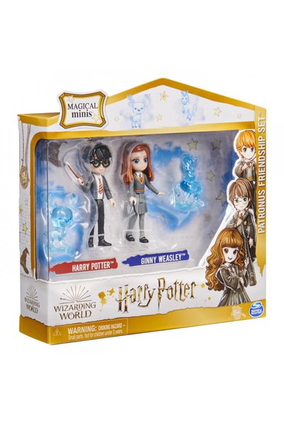 Spinmaster HARRY POTTER WIZARDING WORLD MAGICAL MINI SET 2 FIGURINE HARRY POT...