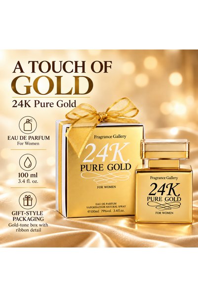Fragrance Gallery Eau de Parfum for Women, Sweet Floral Fruity Perfume with Vanilla, Rose and Amber Notes, 100 ml