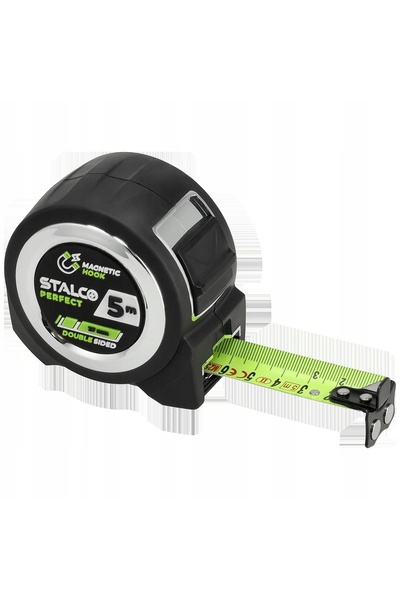 PERFECT Ruletă cu cârlig magnetic 5m x 27mm STALCO S010126105