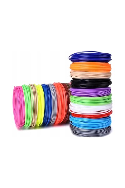 Retoo Filament PLA 1.75mm Rezerve pentru stilou 3D 100m 20 culori x 5m