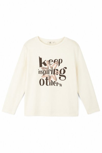 NK Girl's Ivory Badi 8-14 Years Old Ecru-Brown