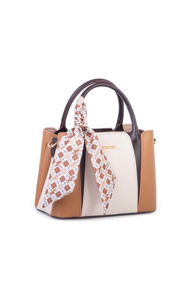 Nas Bag Vera Bag Stylish Mini Multi Color Hand and Shoulder Bag with Scarf