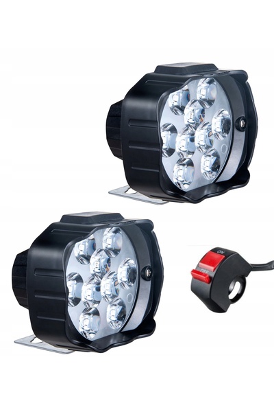 NO BRAND Proiector de lucru pentru motocicletă, halogen, tip flood, pentru mo...