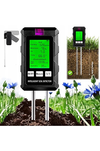 NO BRAND Tester pH-ului solului, umidometru pentru sol, 6 în 1
