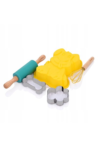 NO BRAND DUKA MINI SET DE COPT CU MOLD DE SILICON NISIP "