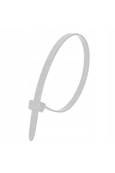 dedra Coliere de cablu extra rezistente, 100 bucăți, 7.6x370mm, Alb, PA66