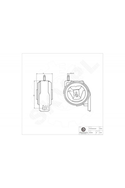 ESEN SKV Tampon cutie de viteze Mercedes-Benz Clasa A Vaneo spate 1682400618