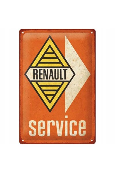 Nostalgic Art Poster metalic unic 20x30 Renault Service - Atmosferă retro în ...