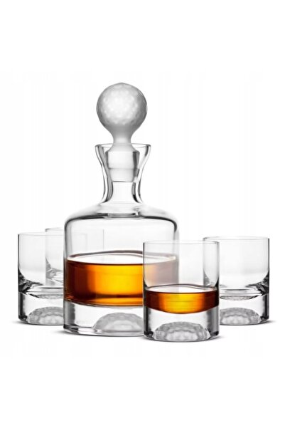 Krosno Set pentru whisky GOLF carafa 500 ml și 4 pahare 280 ml