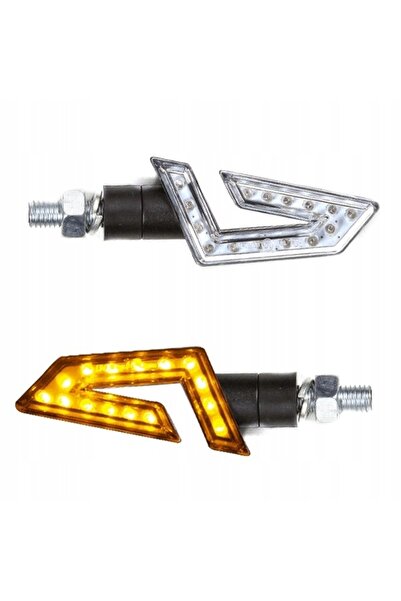NO BRAND 2x Semnalizatoare LED pentru Motocicletă și Quad, Indicatoare de Dir...