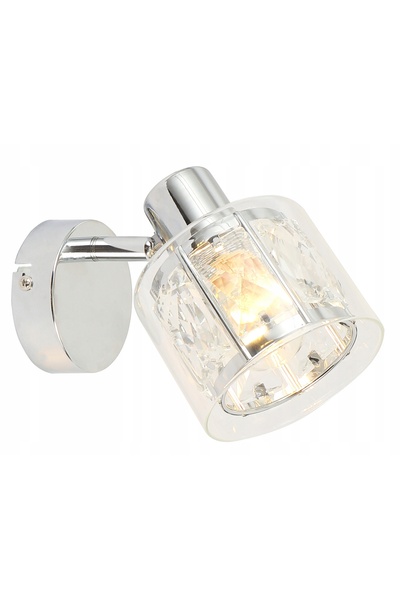 Reality Aplică de perete cristal crom Elmo 838801-06