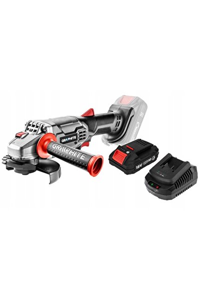 NO BRAND Polizor unghiular cu acumulator GRAPHITE 125MM, baterie 2Ah, 58GE130...
