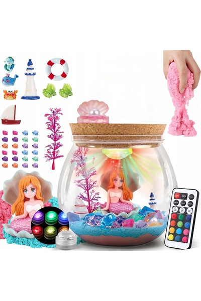 NO BRAND SYRENKA KIT PENTRU CREAREA TERRARIULUI LAMPĂ DE NOAPTE CADOU CREATIV...