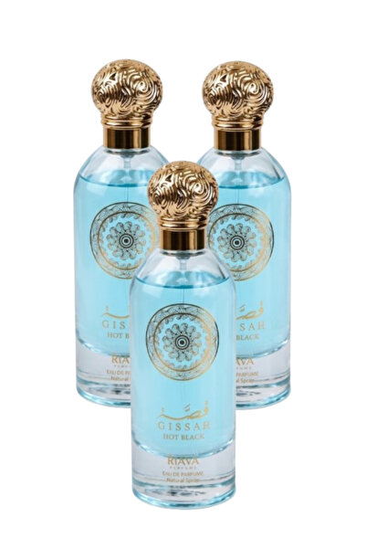 RIAVA PERFUMES 3 قطع عطر جيسة هوت بلاك 100 مل