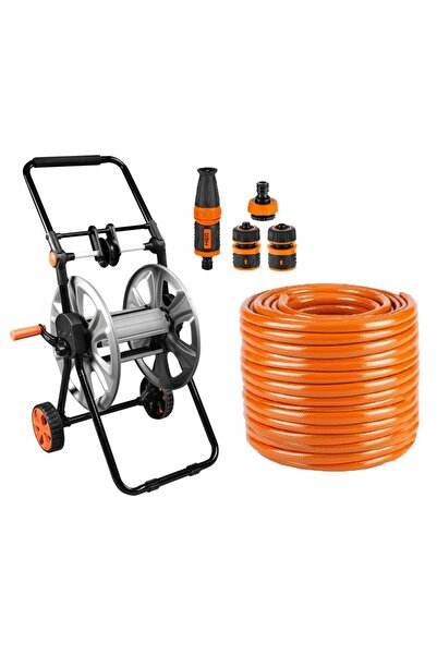 NO BRAND SET FURTUN DE GRĂDINĂ NEO 50M, SUPORT FURTUN, ASPIRATOR METALIC, CON...
