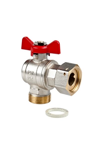 VALVEX Robinet cu bilă SPIN 3/4 " cu filet x 3/4 " cu racord unghiular, cu pi...