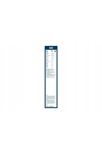 Bosch Lamelă ștergător 3 397 118 320