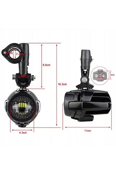 NO BRAND LAMPĂ HALOGENĂ MOTOCICLETĂ QUAD LAMPĂ LED CREE BMW V-STORM GS ADV R ...
