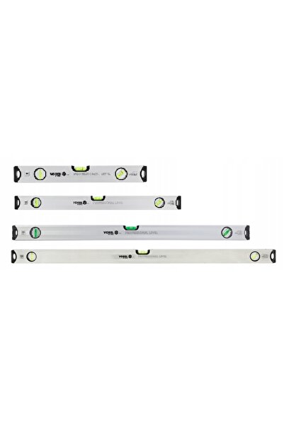 NO BRAND Set VOREL POZIOMIC 40/60/80/100CM POZIOMICE 3LIBELLE ALUMINIU COMPLET
