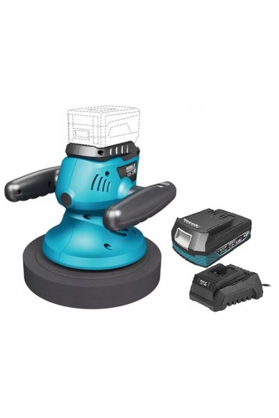 NO BRAND DEDRA Polizor orbital rotativ BATERIE 2AH KIT 18V 7084 250mm