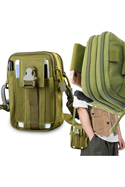 NO BRAND BORSETĂ TACTICĂ MILITARĂ DE TALIE + BRETEA TACTICĂ DE UMĂR CU ELIBER...