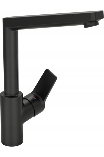 Oras Twista Protect 3838F-33 baterie de bucătărie cu manetă laterală, negru mat
