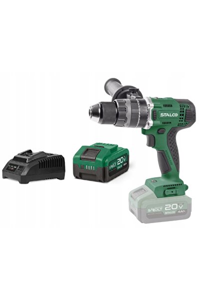 Stalco Mașină de găurit și înșurubat cu percuție IDS20-75 KIT ACUMULATOR 4AH ...