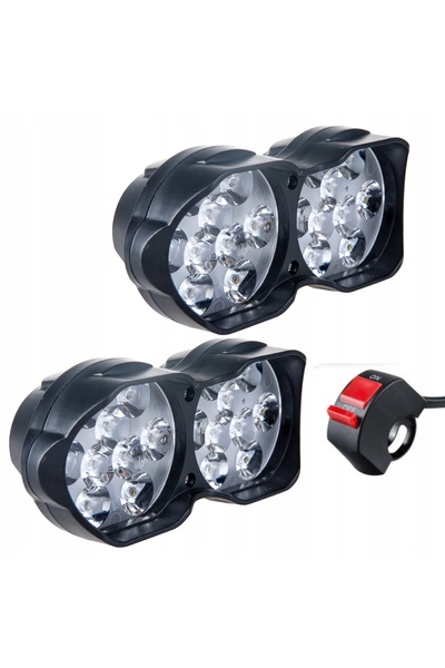NO BRAND Proiector de lucru pentru motocicletă, halogen, tip flood, pentru mo...