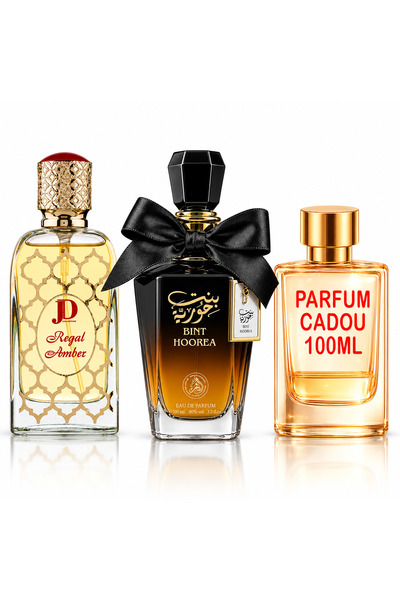 Al Fakhr Perfumes Pachet 3 Parfumuri + Regal Amber + Bint Hoorea + 1 x Parfum...