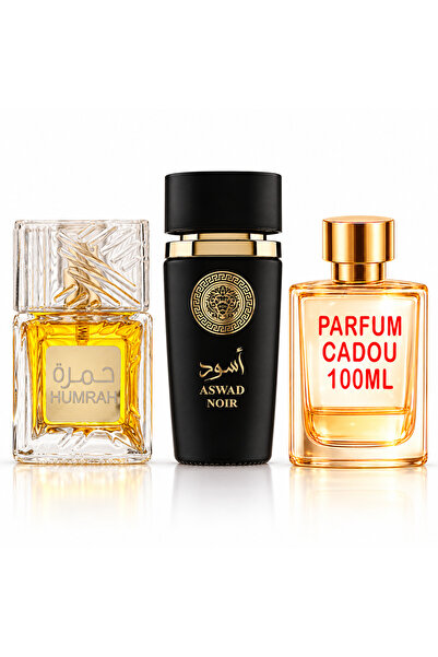 Al Fakhr Perfumes Pachet 3 Parfumuri + Humrah + Aswad Noir + 1 x Parfum Cadou