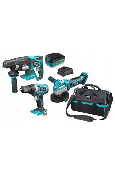 NO BRAND SET DE SCULE ELECTRICE DEDRA 18V 5AH POLIZOR BURGHIU CU PERCUȚIE ȘUR...