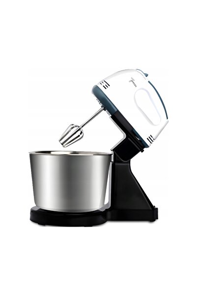 Retoo Mixer de mână cu bol mare, 7 viteze + 4 accesorii, 450W