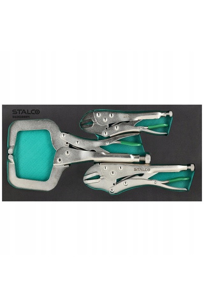 STACO Set de clești autoblocanți, 3 piese. Cartuș EVA STALCO S026388811