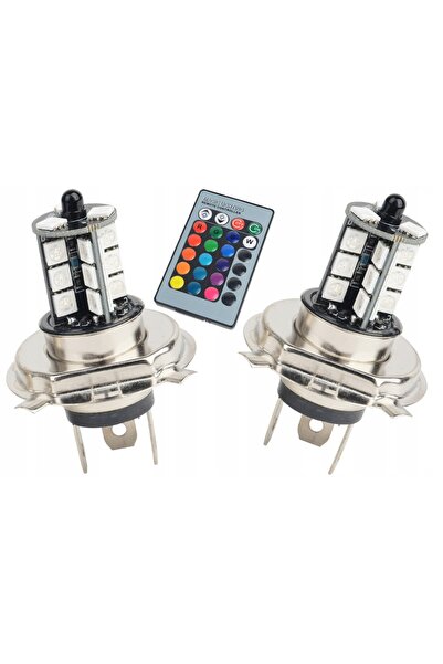 NO BRAND Becuri LED RGB H1 H3 H4 H7 H8 H9 H10 H11 HB3 HB4 H27 16 CULORI PILOT