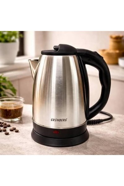 GRÜNBERG Style Inox 1,8 Litre Çelik Kettle