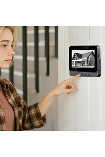 NO BRAND Cameră sonerie wireless Wi-Fi Tuya cu vizualizare la distanță