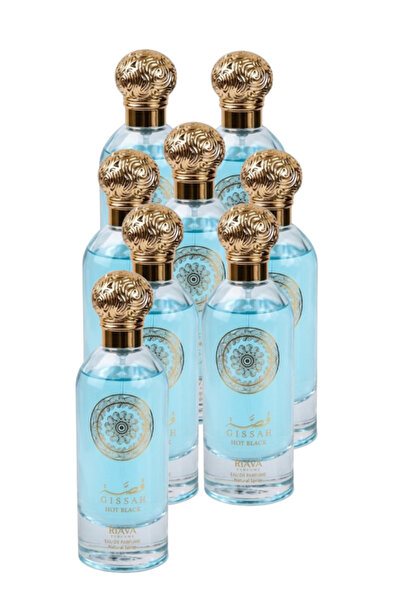 RIAVA PERFUMES 9 قطع عطر جيسة هوت بلاك 100 مل