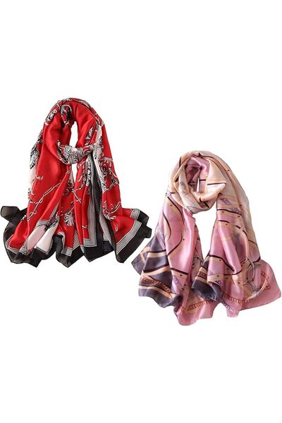 GENERAL Silk Scarf Mulberry Silk Fashion Scarves Long Lightweight Shawl Wrap …