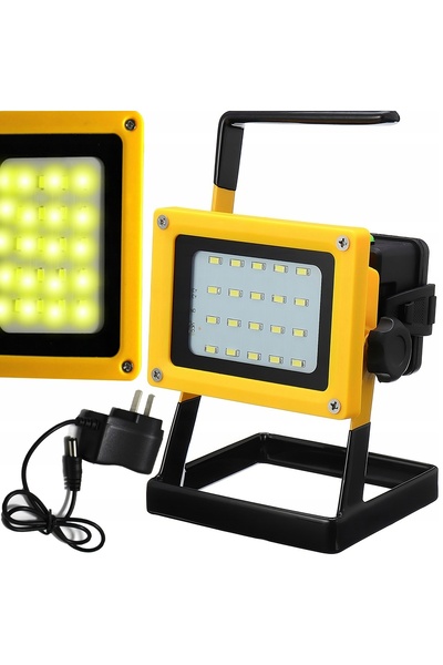 Retoo Proiector de lucru LED cu halogen pentru construcții, reîncărcabil, 30W...