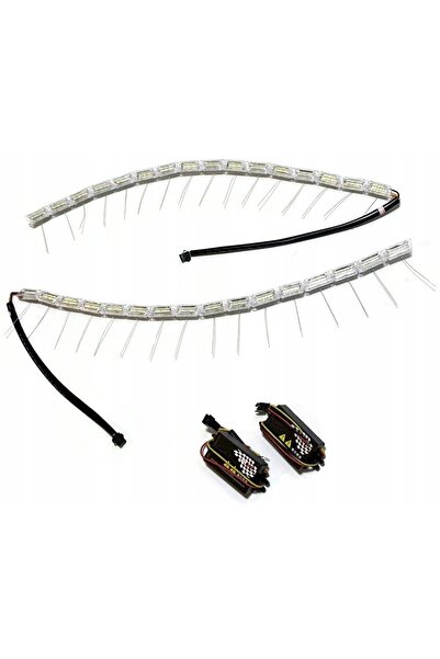 NO BRAND LUMINI DE ZI CU LED (DRL) - BANDĂ LED FLEXIBILĂ CU SEMNALIZARE DYNAM...