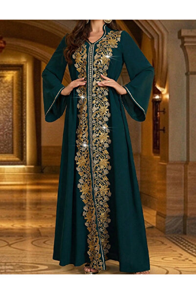 Evendi Long dress, Green