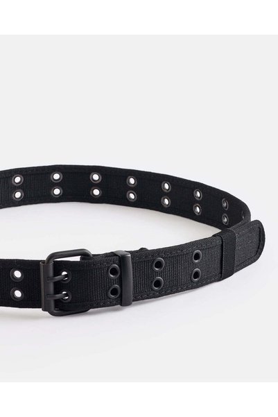 REDTAG Men Studded Double-Prong Belt