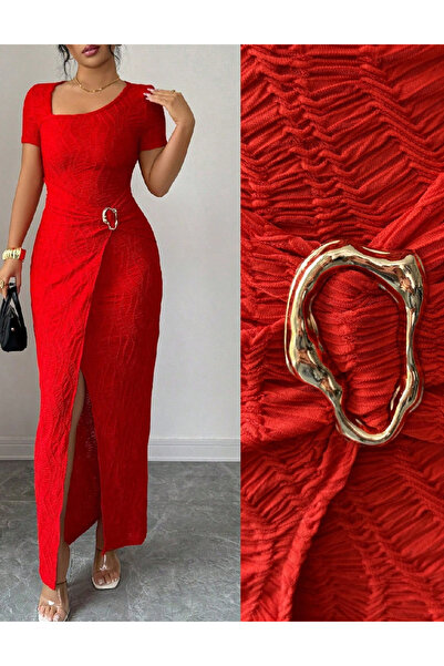 Evendi Long dress, Red