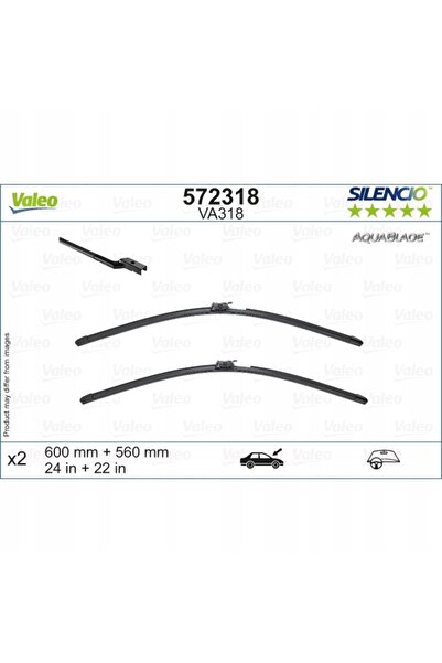 VALEO Lamă ștergător VAL572318