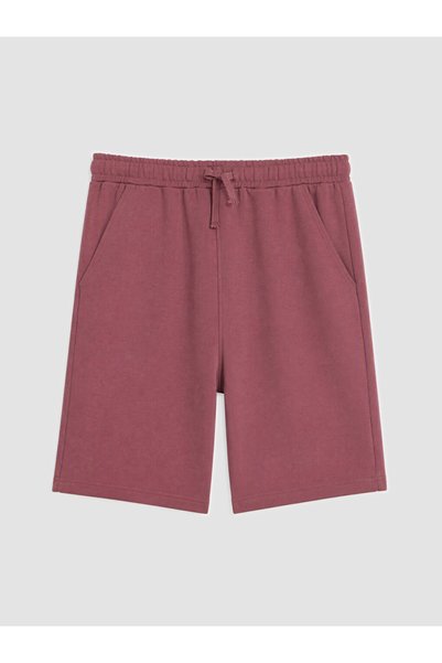 LC Waikiki Vizyon New Season Pink Boys' Shorts with Elastic Waist