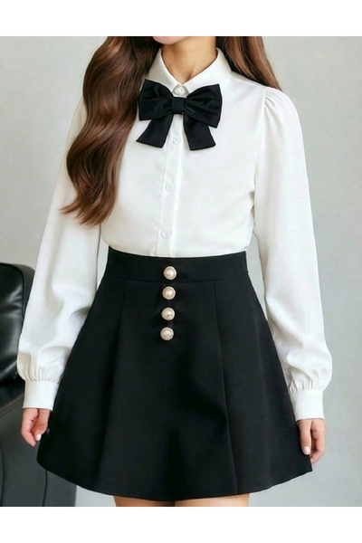 Evendi Suit, Black/White