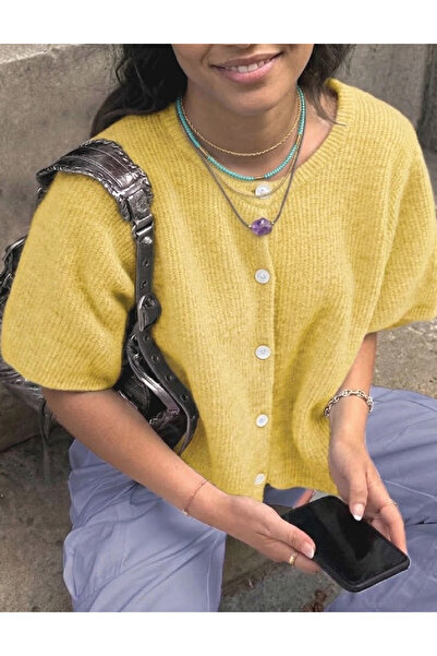 Evendi Cardigan, Yellow